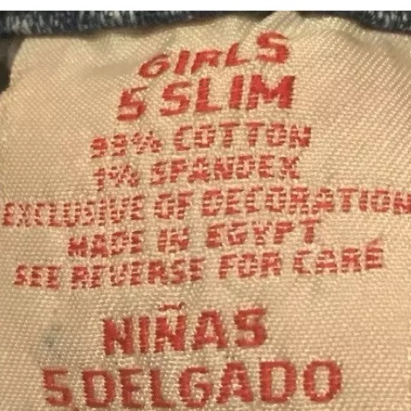 Girls size 5 slim bootcut jeans - Picture 5 of 6